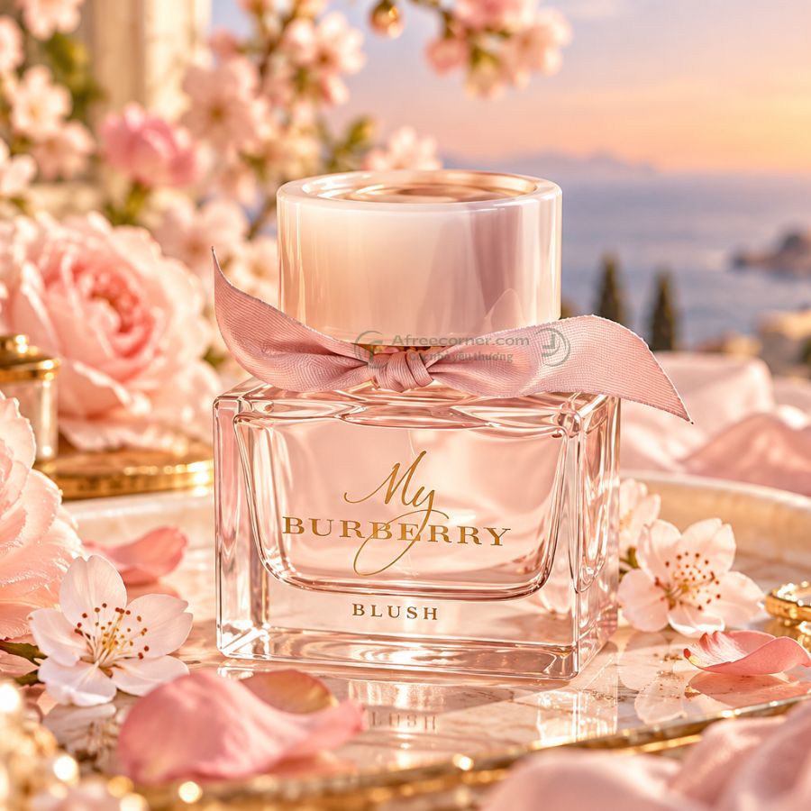 Dầu thơm Burberry nữ My Burberry Blush mang vẻ đẹp của khoảnh khắc bình yên sáng sớm một ngày cuối hạ