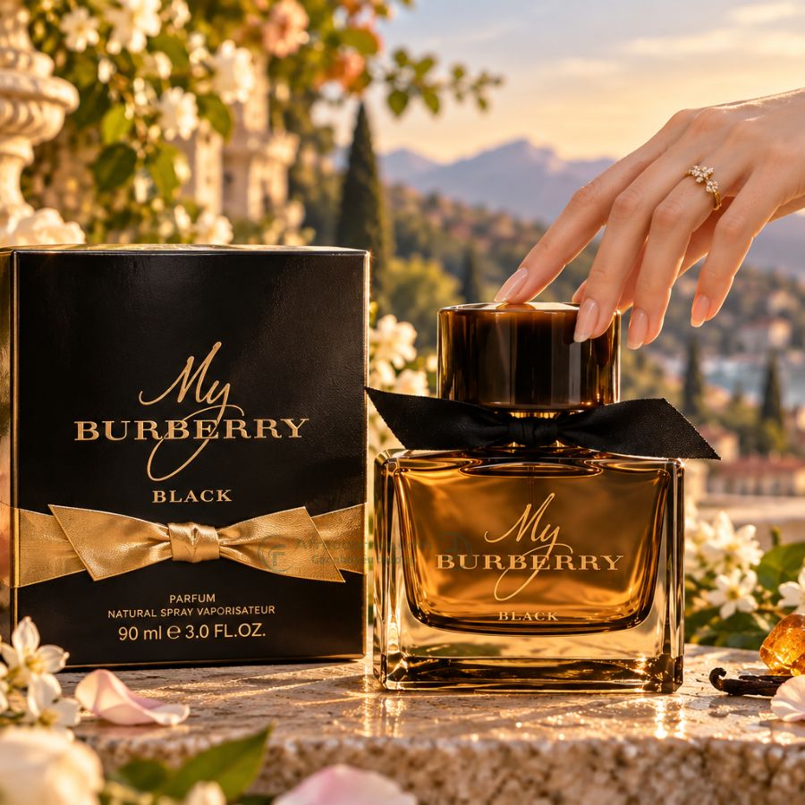 Mùi hương My Burberry Black Parfum là sự ngọt ngào, bí ẩn chứa đựng trong nét trẻ trung