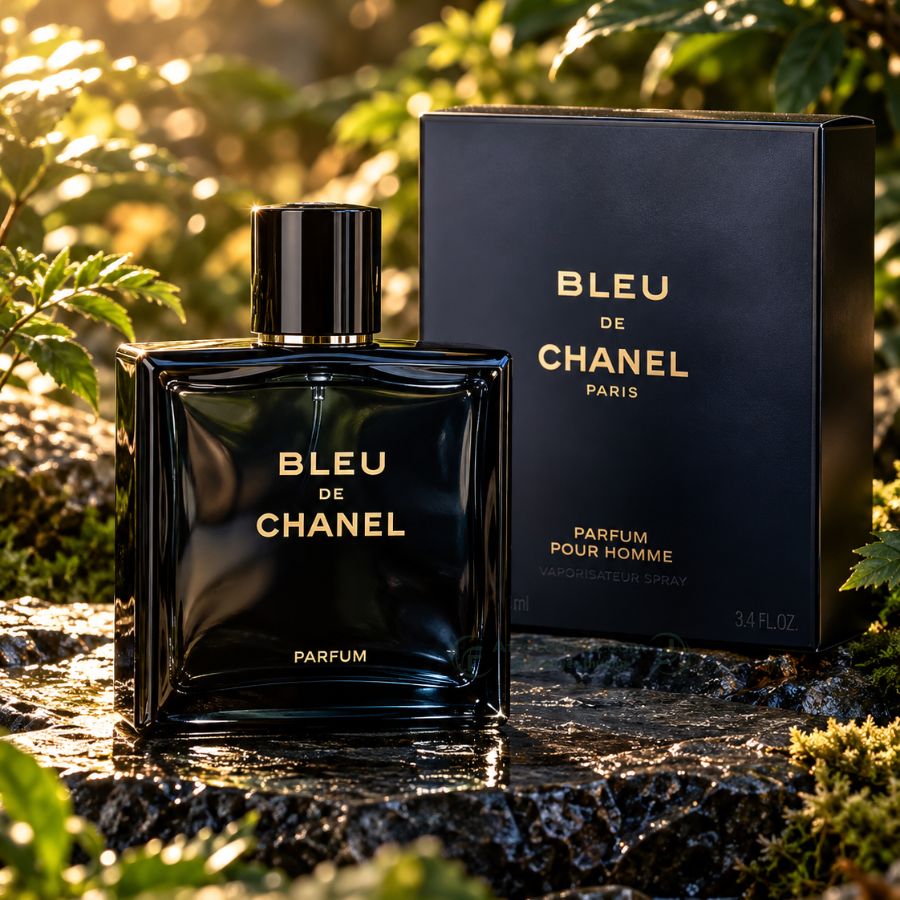 Dầu thơm Bleu De Chanel Parfum thể hiện mạnh mẽ nhất sự quyết đoán, bản lĩnh của người đàn ông