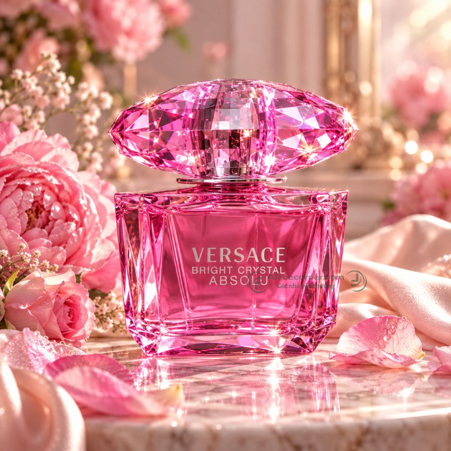Nước hoa Versace Bright Crystal Absolu tươi tắn, hiện đại vừa phảng phất nét gợi cảm, duyên dáng