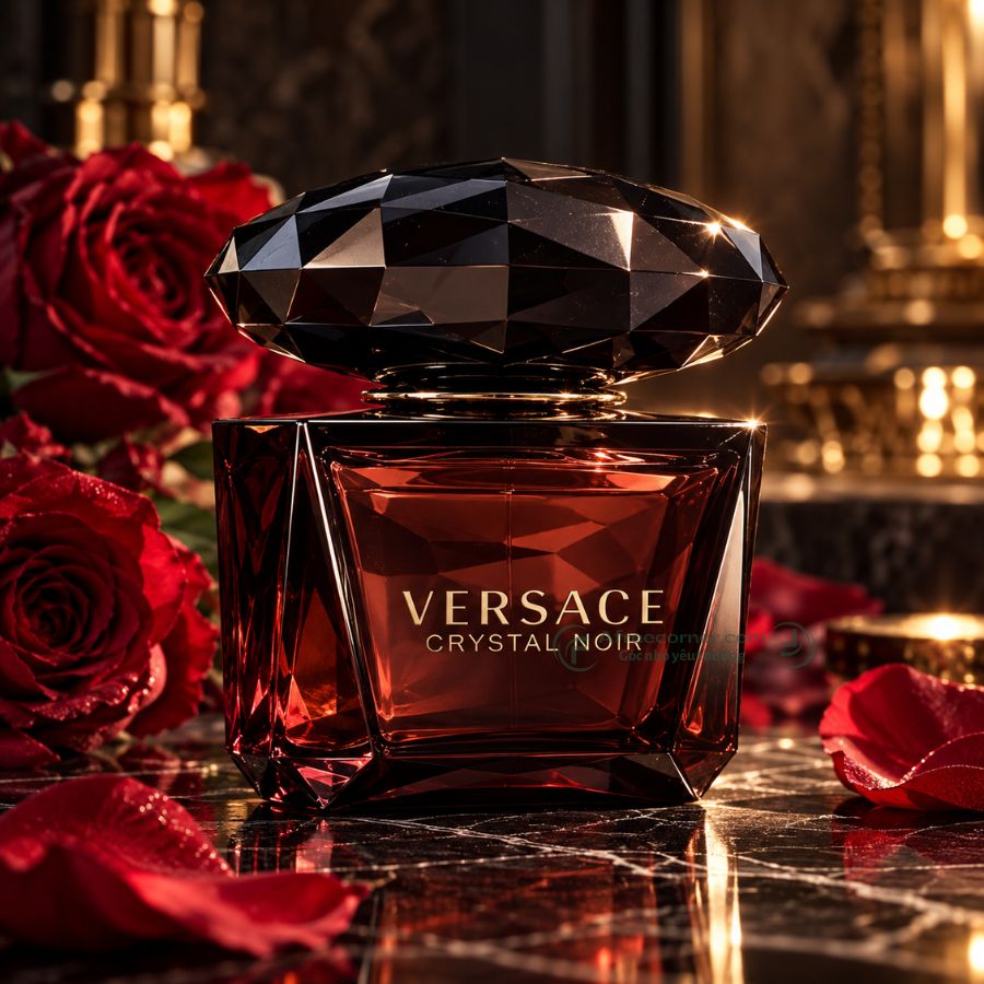 Nước hoa Versace Crystal Noir mang nét cuốn hút có phần bí ẩn với hương thơm vừa sang trọng, vừa gợi cảm