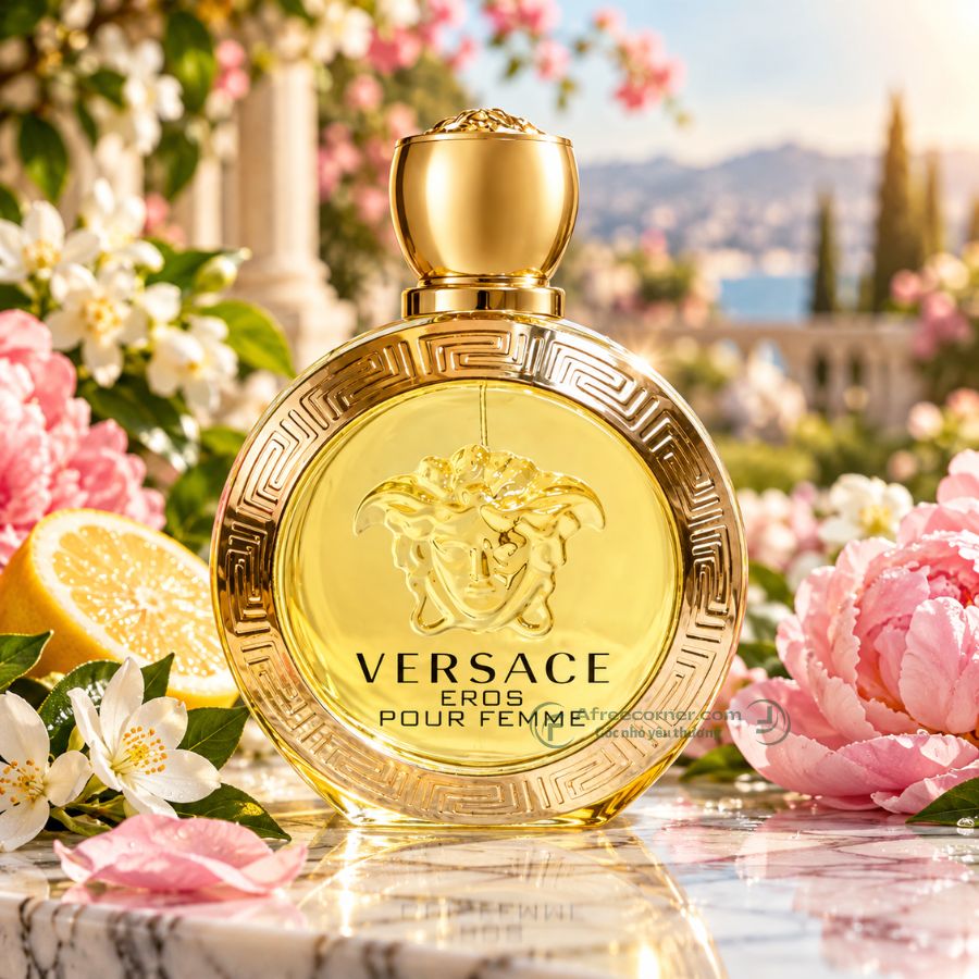 Nước hoa Versace Eros Pour Femme EDT mang đến cảm giác thoáng đãng, mềm mại mà tinh tế