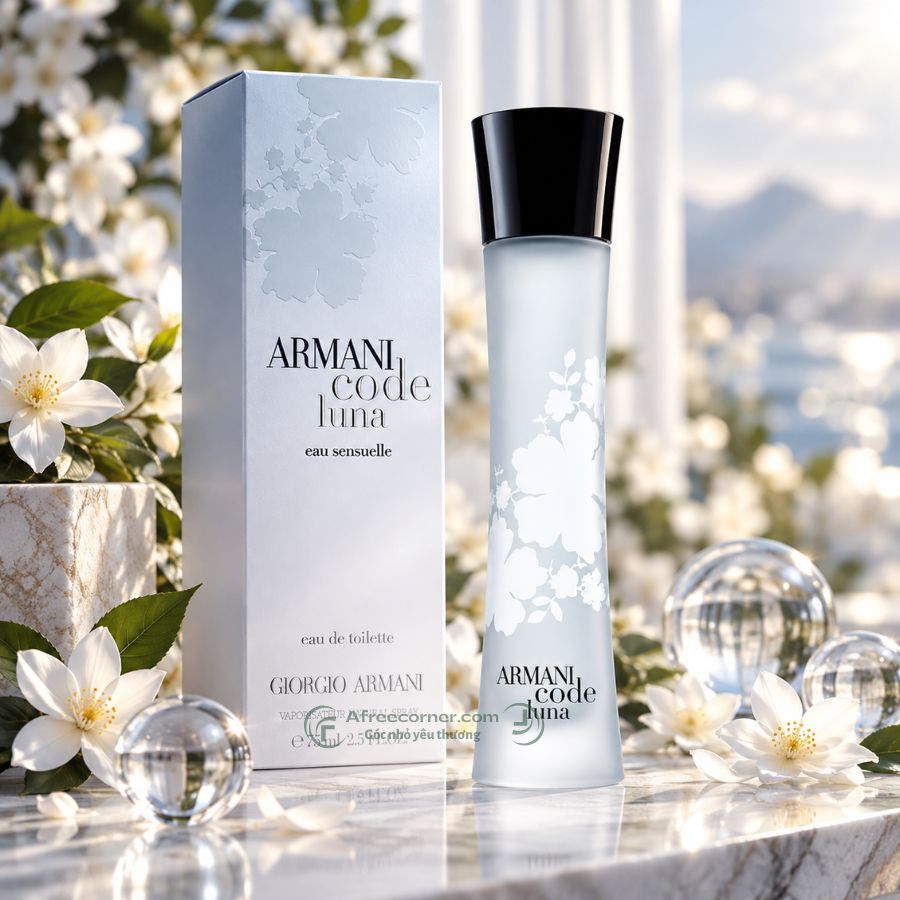 Nước hoa Armani Code Luna được truyền cảm hứng từ vẻ đẹp thanh cao của mặt trăng