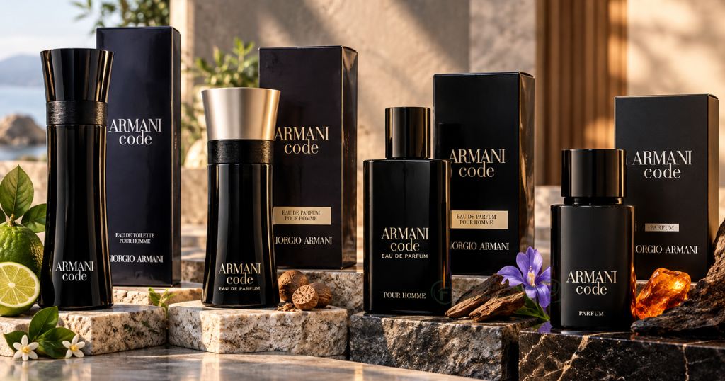 Điểm dễ nhận biết của nước hoa Armani Code Pour Homme chính là sắc đen huyền bí