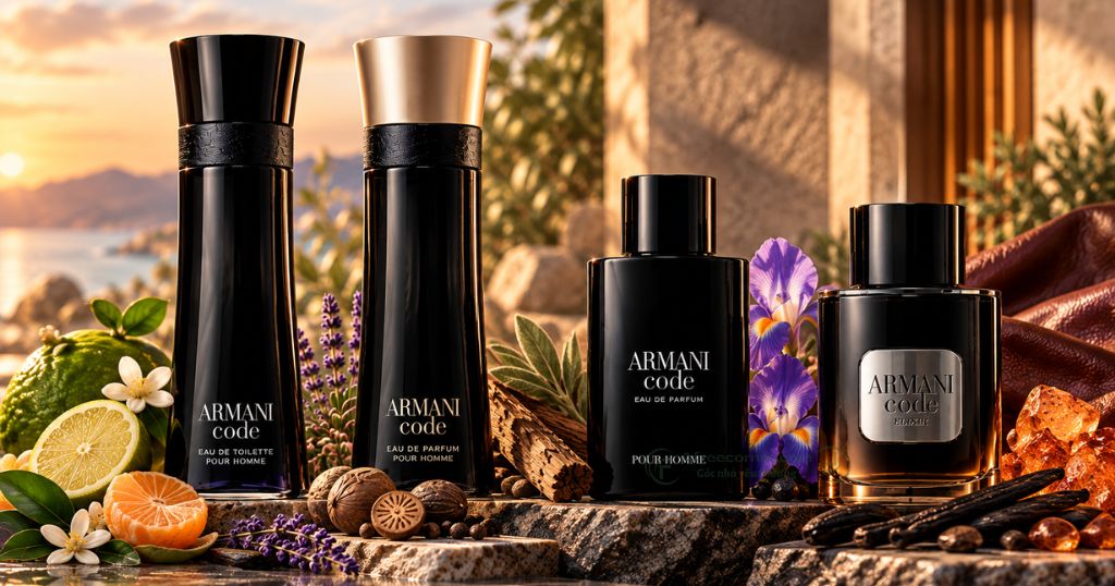 Nước hoa Armani Code Pour Homme kết hợp các nốt hương đầy tinh tế, tạo nên phong thái nam tính, lịch lãm