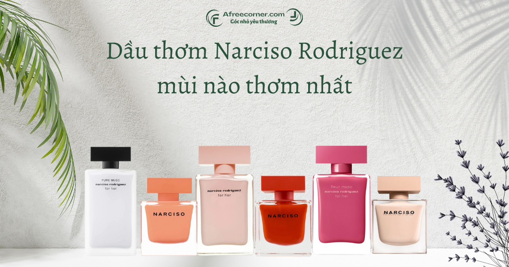 Tìm hiểu dầu thơm Narciso Rodriguez mùi nào thơm nhất