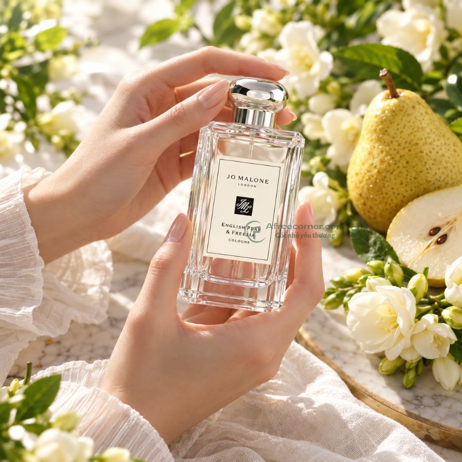 Nước hoa Jo Malone English Pear & Freesia Cologne mang đến mùi hương nhẹ nhàng như mùa thu nước Anh