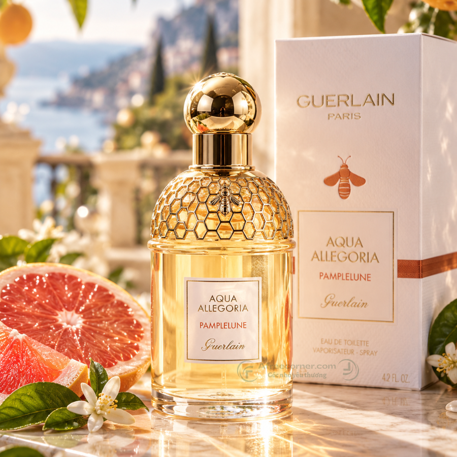 Dòng Aqua Allegoria Pamplelune EDT nổi bật với cảm giác tươi mát và tràn đầy năng lượng