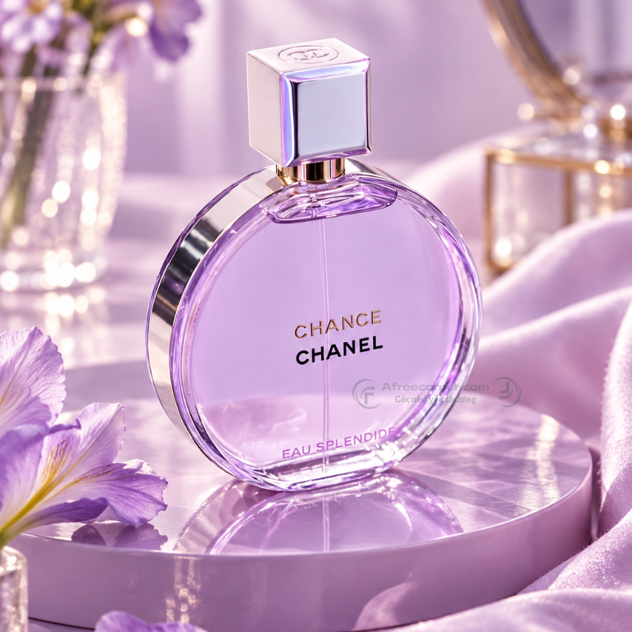 Nước hoa Chanel Chance Eau Splendide được phủ thêm sắc thái trái cây mọng nước