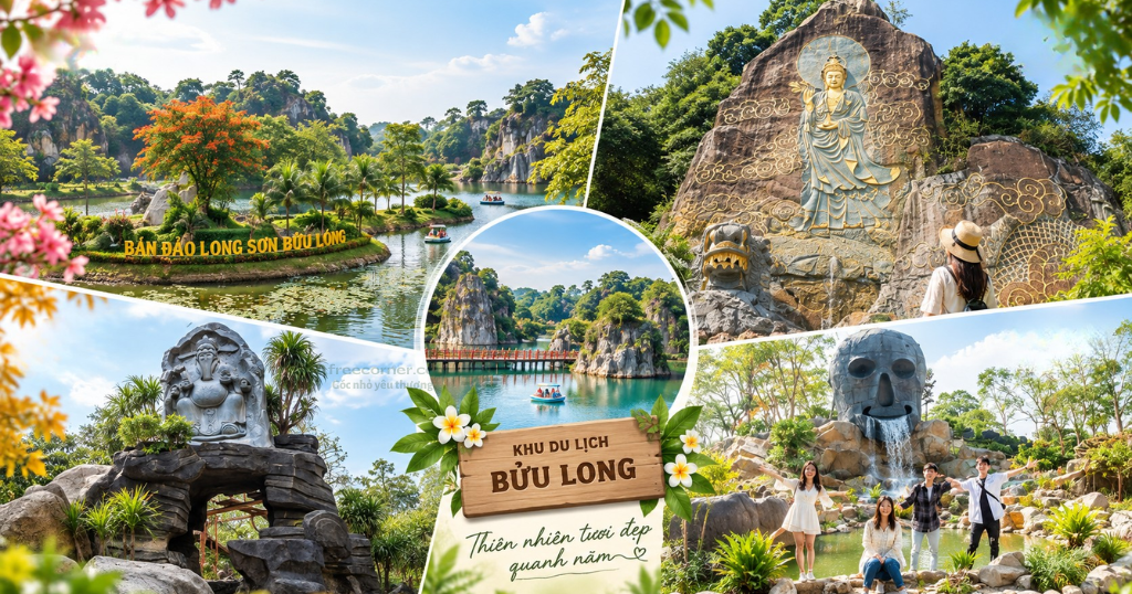 Bửu Long không chỉ có cảnh quan hồ núi mà còn có những khu vực mang màu sắc văn hóa