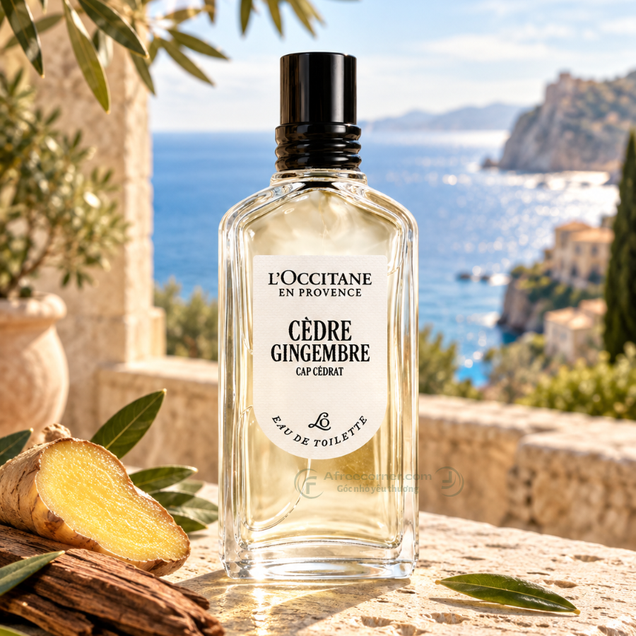 Nước hoa L'Occitane Cèdre Gingembre hợp với phong cách thoải mái, năng động và phóng khoáng