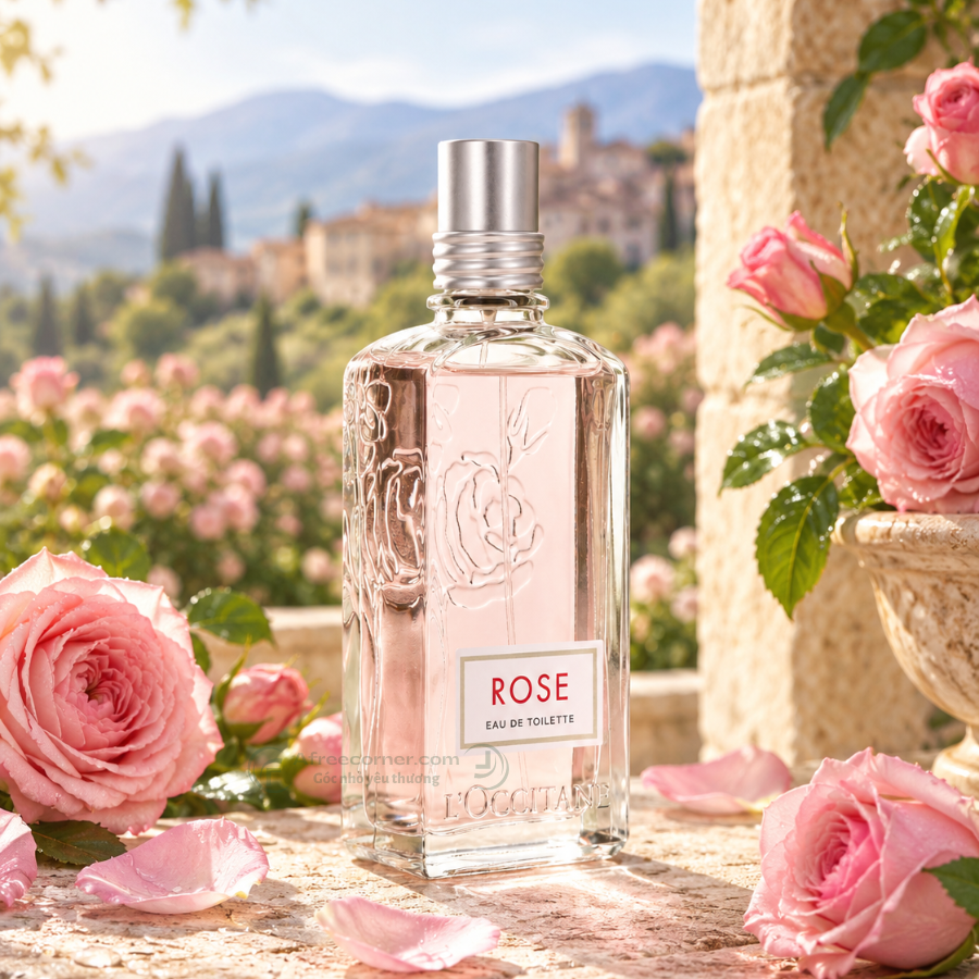 Nước hoa L'Occitane Rose Eau de Toilette thanh lịch và có chút lãng mạn