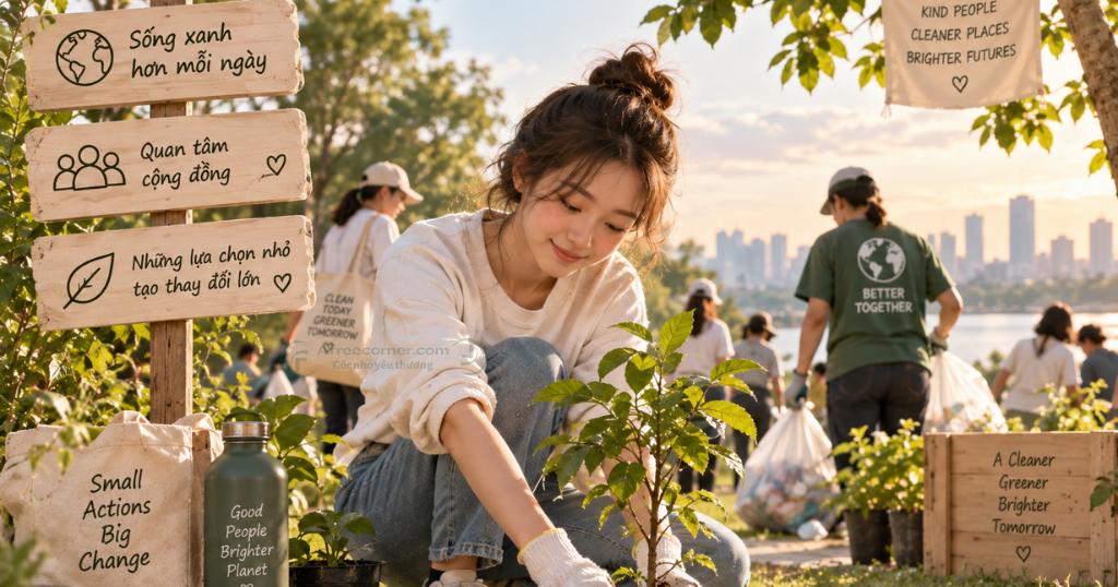 Bạn không cần phải làm điều gì quá lớn lao mới được xem là người có lối sống có trách nhiệm