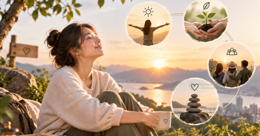 Tập một lối sống có trách nhiệm sẽ giúp bạn cảm thấy bình an hơn trong tư tưởng