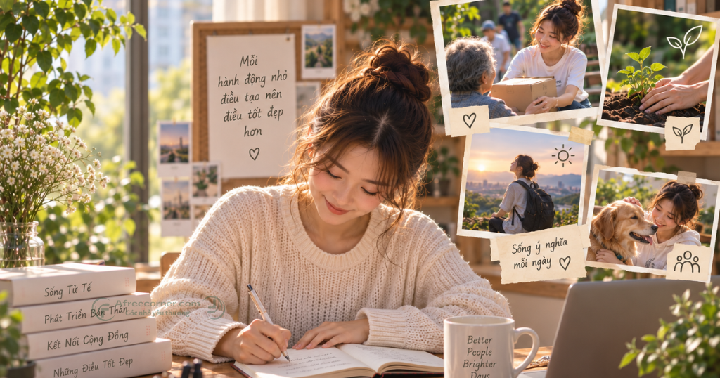 Sự đóng góp đôi khi nằm ngay trong những lựa chọn rất bình thường của cuộc sống