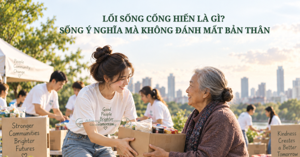 Lối Sống Cống Hiến Là Gì? Sống Ý Nghĩa Mà Không Đánh Mất Bản Thân