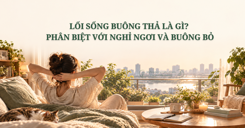 Lối Sống Buông Thả Là Gì? Phân Biệt Với Nghỉ Ngơi Và Buông Bỏ