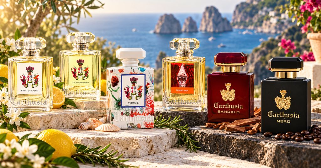 Carthusia là thương hiệu nước hoa niche của Ý, ra đời trên đảo Capri với làn gió biển Địa Trung Hải
