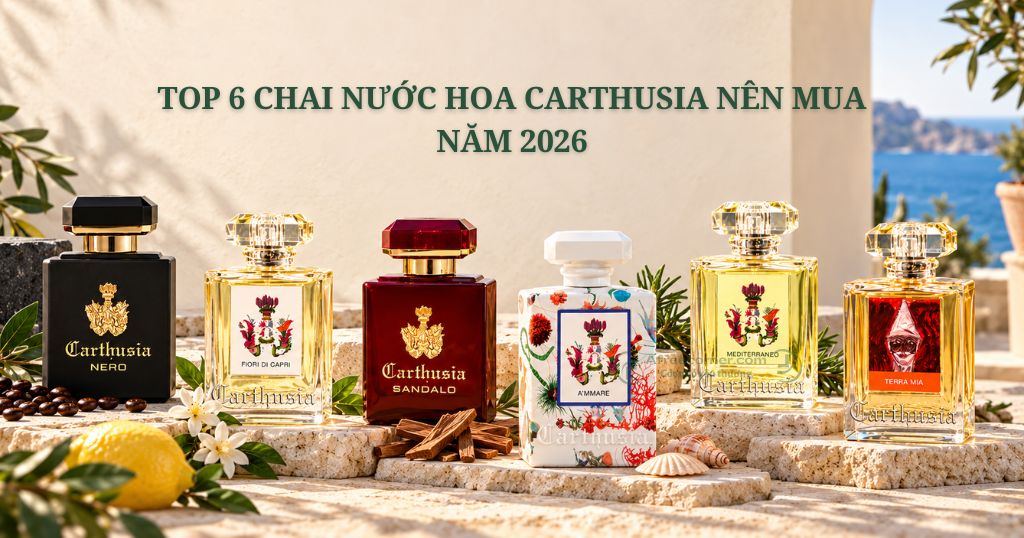 Top 6 Chai Nước Hoa Carthusia Nên Mua Năm 2026