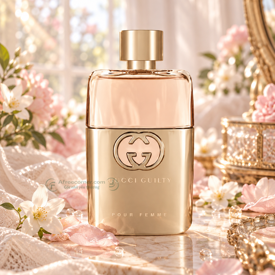 Nước hoa Gucci Guilty Pour Femme EDP là kiểu mùi nữ tính nhưng không quá hiền