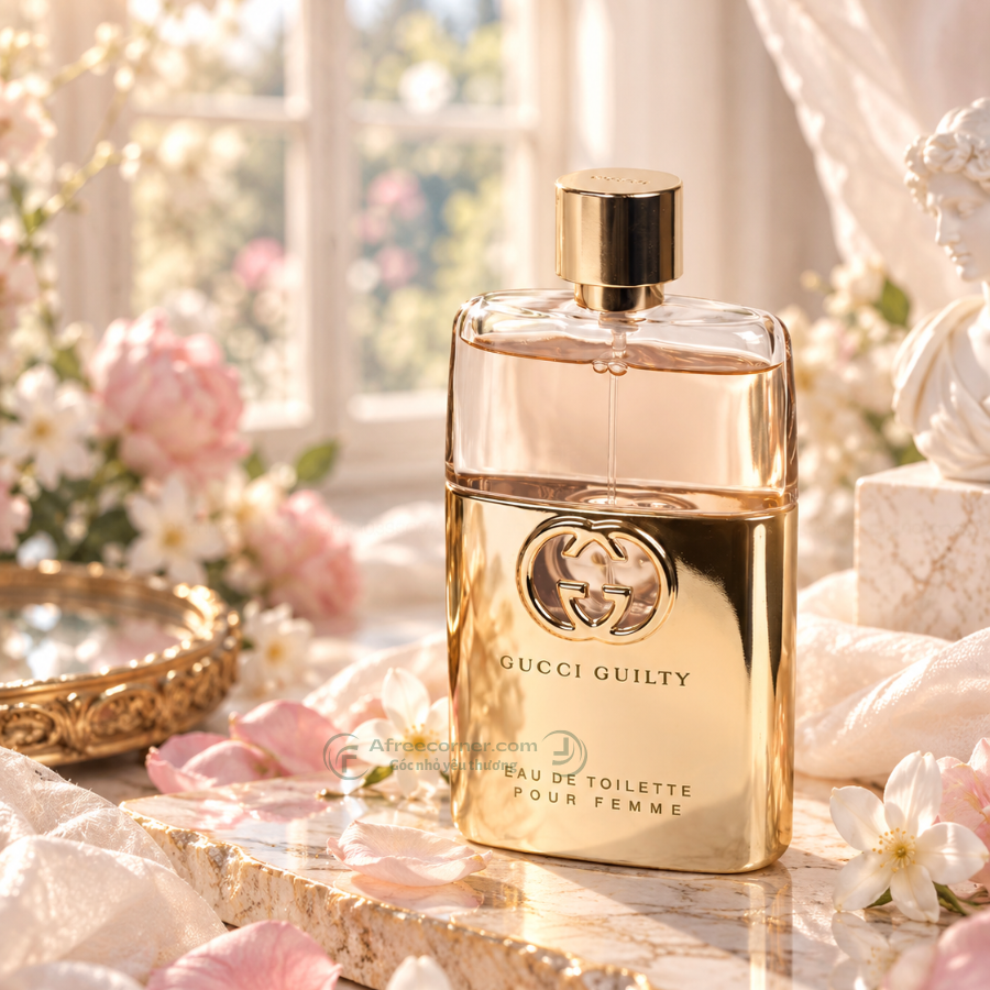 Nước hoa Gucci Guilty Pour Femme EDT lại nhẹ nhàng, tươi và dễ gần, càng ngửi lại càng thấy dễ chịu