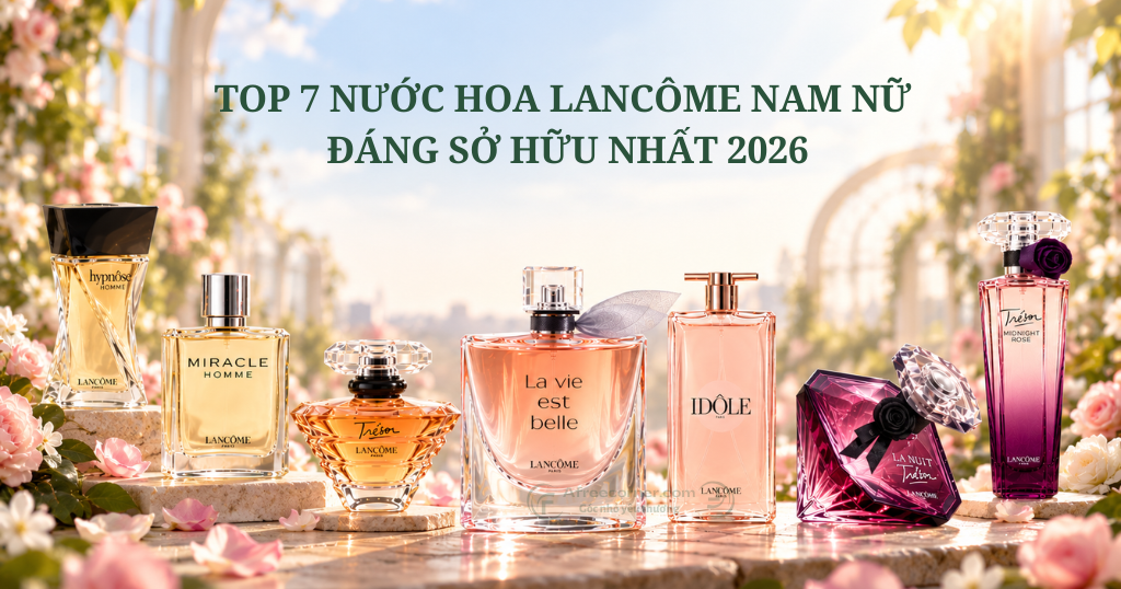 Top 7 Nước Hoa Lancôme Nữ & Nam Đáng Sở Hữu Nhất 2026: Biểu Tượng Sang Trọng Từ Paris