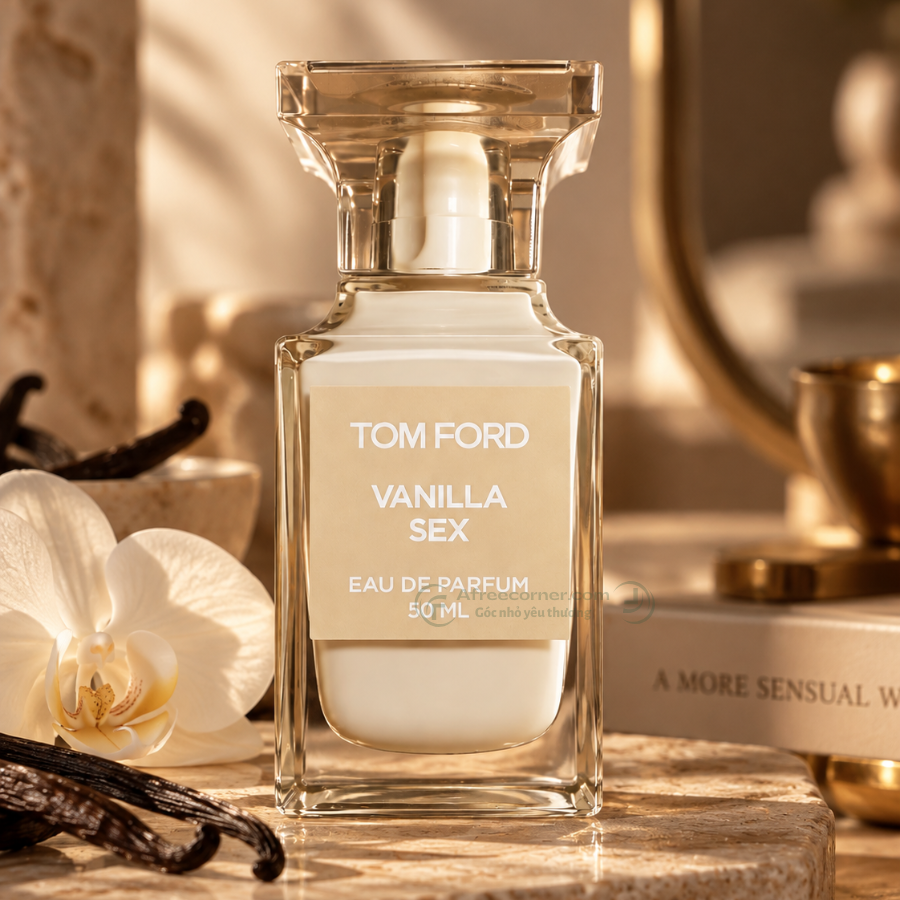 Nước hoa Tom Ford Vanilla Sex EDP gợi liên tưởng đến lớp kem vanilla mềm mại