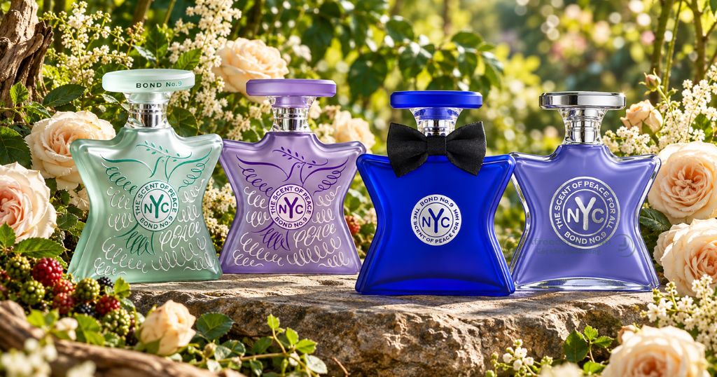 Nước hoa Bond No. 9 Scent of Peace đều có nét tươi sáng nhưng mỗi chai lại đi theo một hướng riêng
