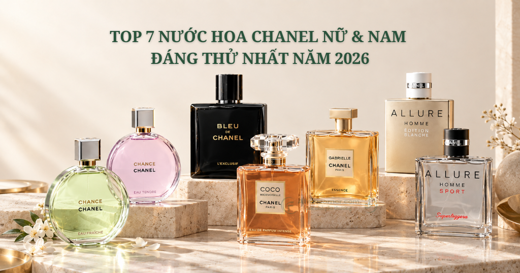 Top 7 Nước Hoa Chanel Nữ & Nam Đáng Thử Nhất 2026