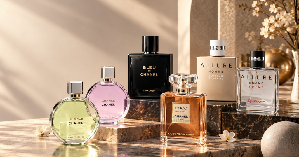 Thiết kế tối giản giúp nước hoa Chanel luôn giữ được vẻ sang trọng không phụ thuộc vào xu hướng 