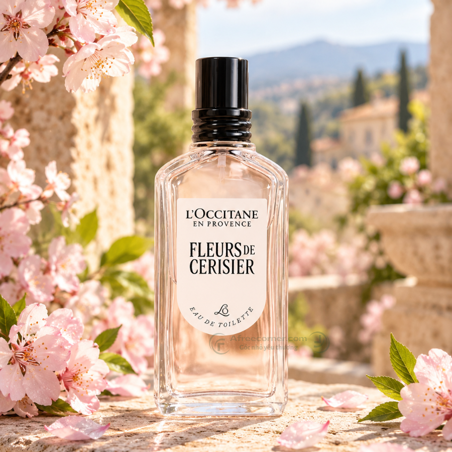 Nước hoa Fleurs de Cerisier mang cảm giác nhẹ tênh, vui tươi và có chút thơm mát của mùa xuân.