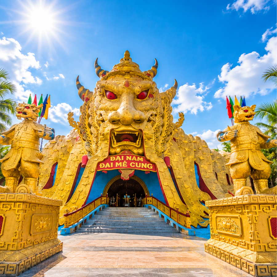 Đại Nam Đại Mê Cung được thiết kế hoành tráng cho bạn tham quan