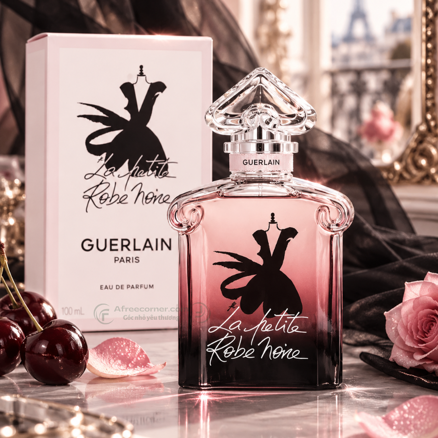 Nước hoa Guerlain La Petite Robe Noire mang một mùi hương vui vẻ, ngọt ngào