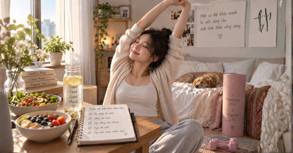 Chăm sóc cơ thể trước khi đòi hỏi tinh thần phải ổn