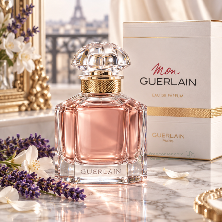 Nước hoa Guerlain Mon Guerlain là sự cân bằng của nữ tính ngọt ngào nhưng không quá điệu