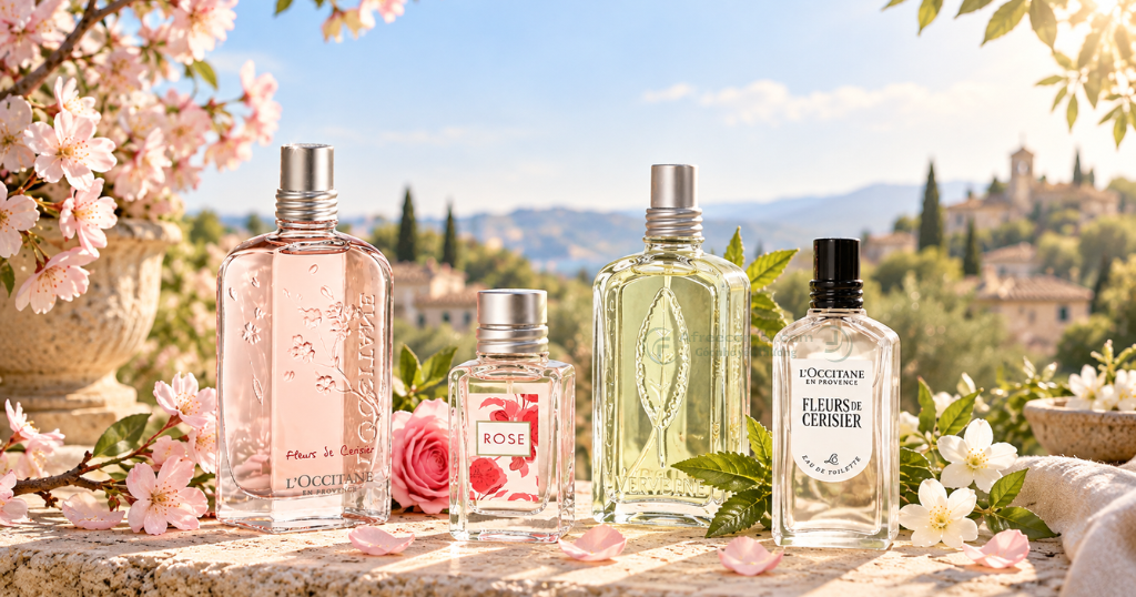 Nước hoa L'Occitane có màu sắc riêng nằm ở cách thương hiệu đưa hình ảnh thiên nhiên vào hương thơm