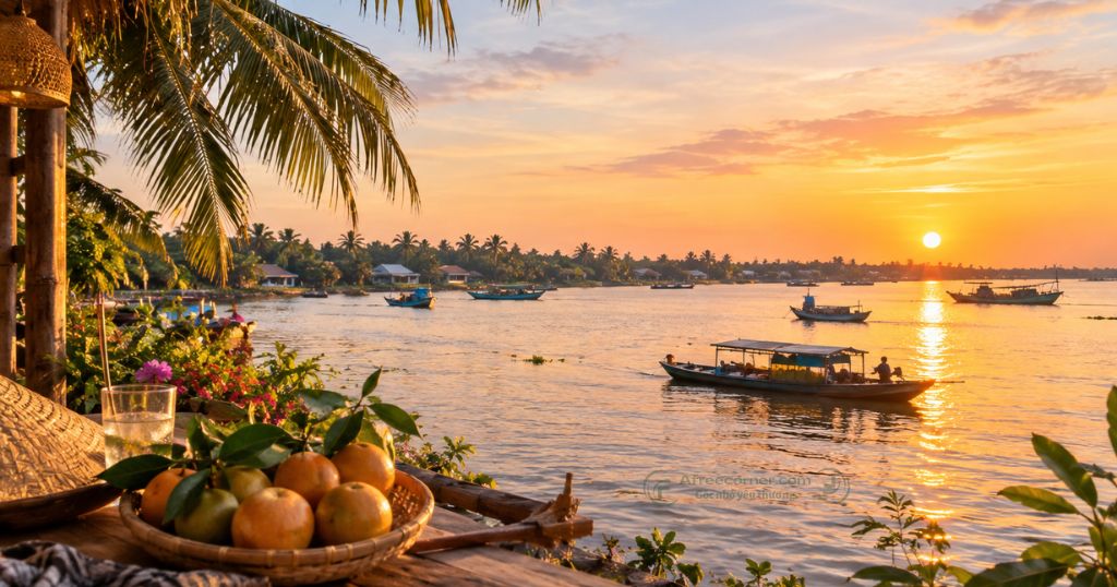 Bình Minh mang đến cảm giác nhẹ nhàng và có phần chậm rãi hơn của miền Tây sông nước
