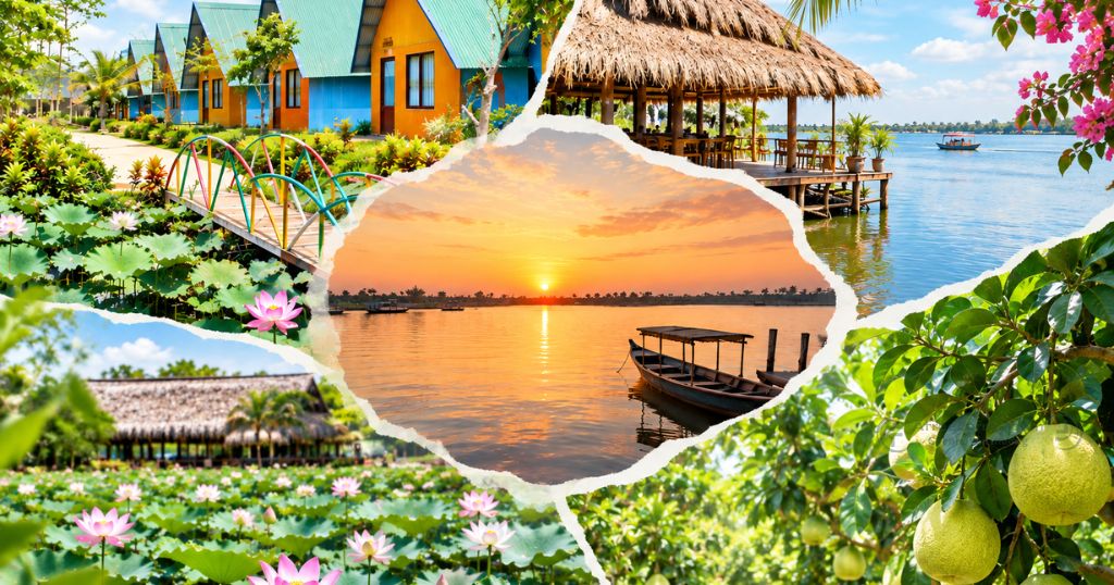 Mùa khô đi du lịch Bình Minh thường thuận lợi hơn cho các hoạt động tham quan ngoài trời 