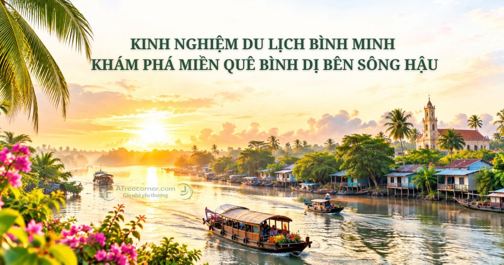 Kinh nghiệm du lịch Bình Minh (Vĩnh Long) - Khám phá miền quê bình dị bên sông Hậu