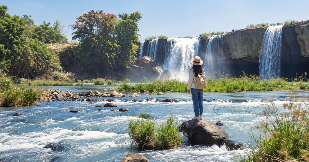 Mùa khô sẽ là thời điểm thuận lợi để bạn đi du lịch Buôn Ma Thuột hơn cho việc tham quan thác nước