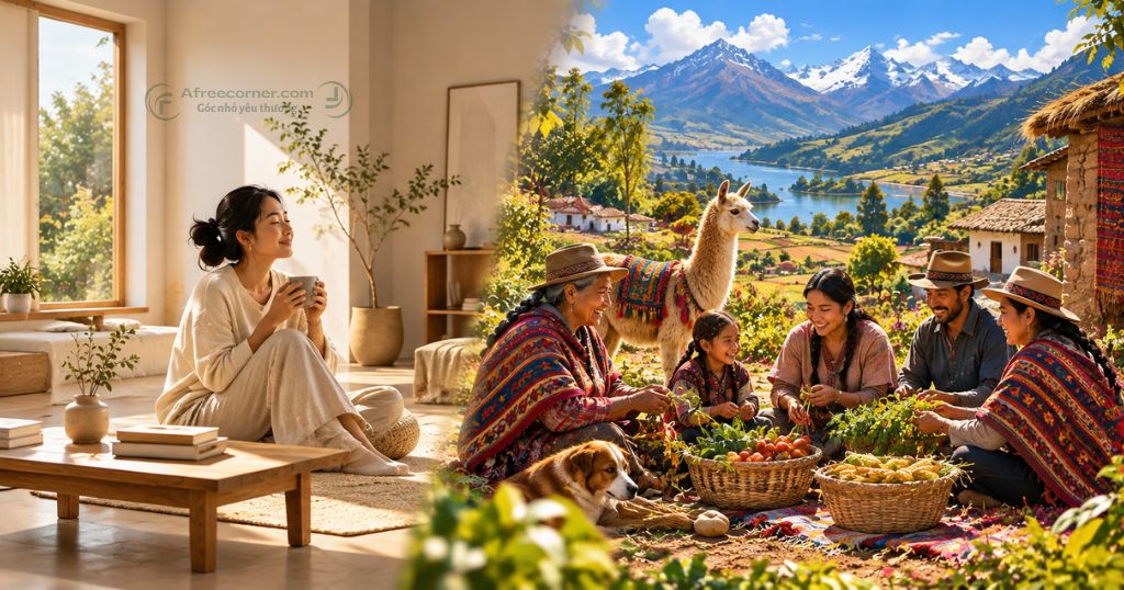 Lối sống Buen Vivir và sống tối giản khác nhau về nguồn gốc, phạm vi và mục tiêu lâu dài