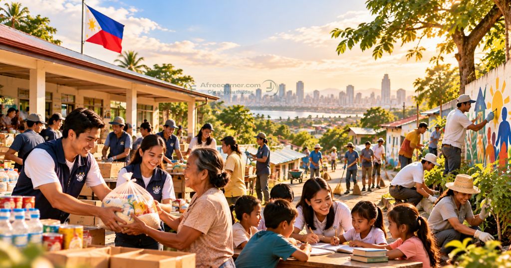 Giá trị của lối sống Bayanihan nằm ở ý thức trách nhiệm và sự hợp tác giữa con người với con người