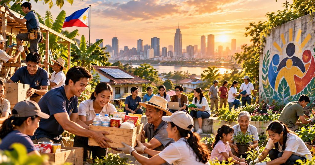 Tinh thần Bayanihan khuyến khích mỗi người nhìn nhận vấn đề chung bằng thái độ có trách nhiệm