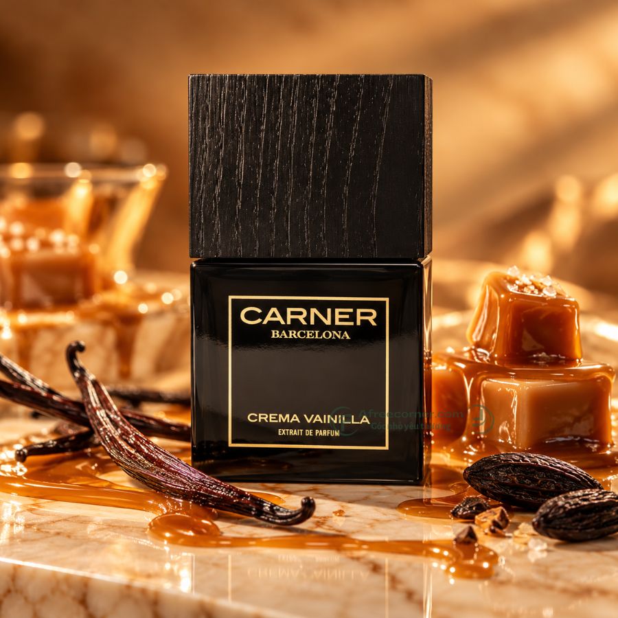 Nước hoa Carner Barcelona Crema Vainilla lấy cảm hứng từ món kem trứng phủ caramel truyền thống