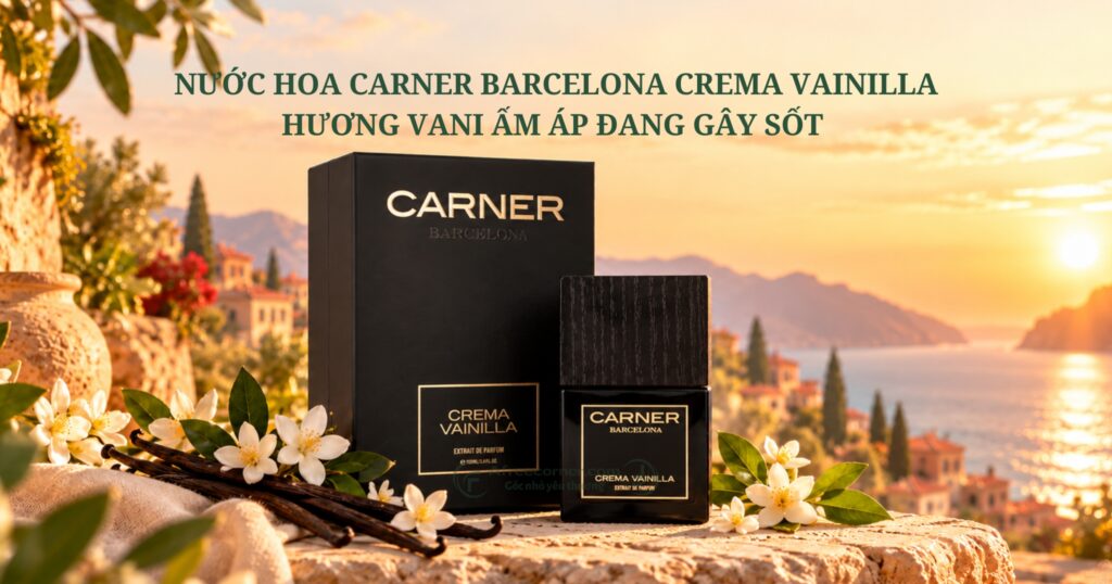 Review Nước Hoa Carner Barcelona Crema Vainilla - Hương Vani Ấm Áp Đang Gây Sốt