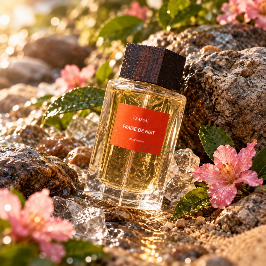 Nước hoa Frassaï Fraise de Nuit mang đến một mùi hương thanh thoát, hiện đại