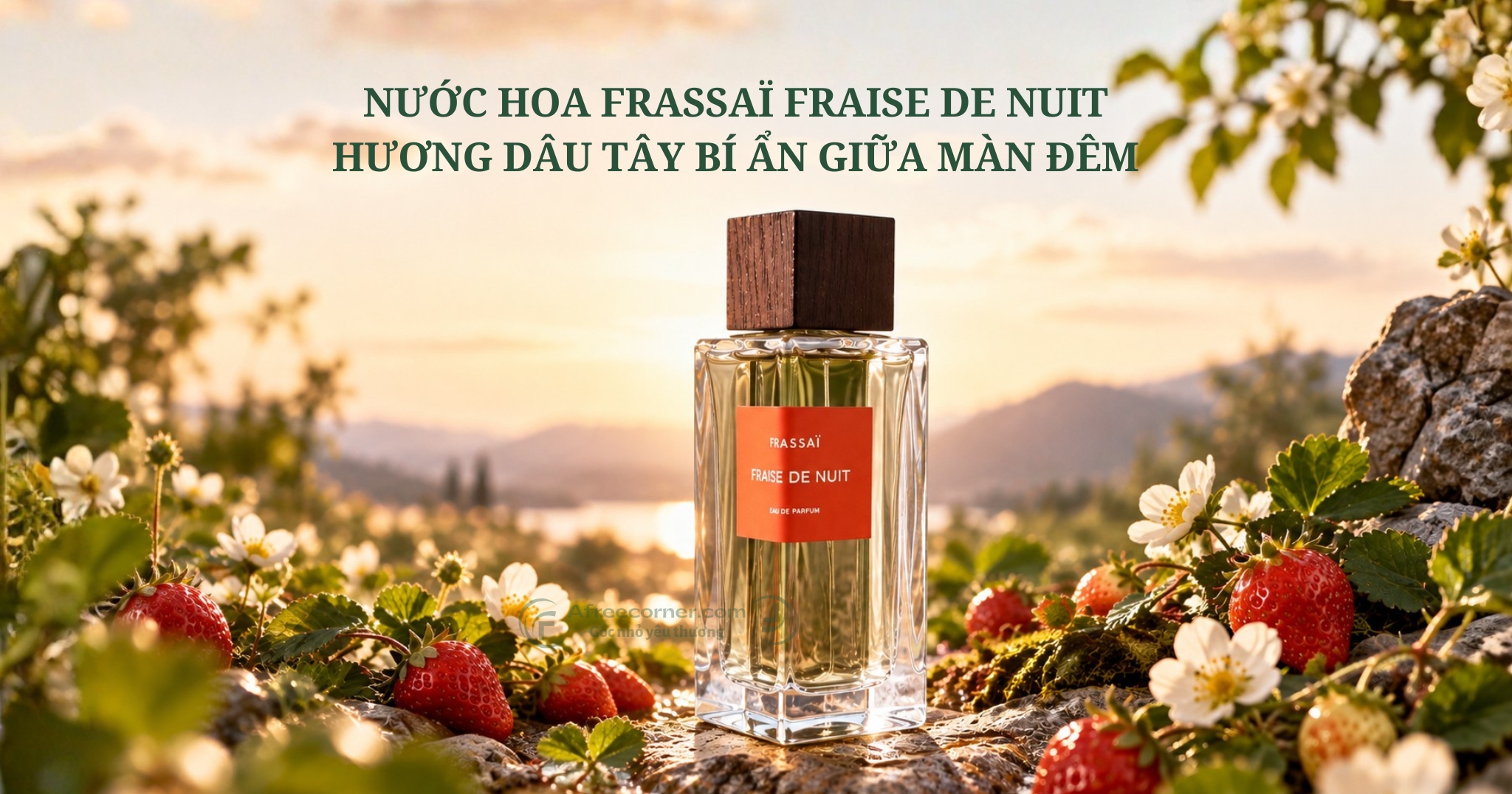 Review Nước Hoa Frassaï Fraise de Nuit - Hương Dâu Tây Bí Ẩn Giữa Màn Đêm