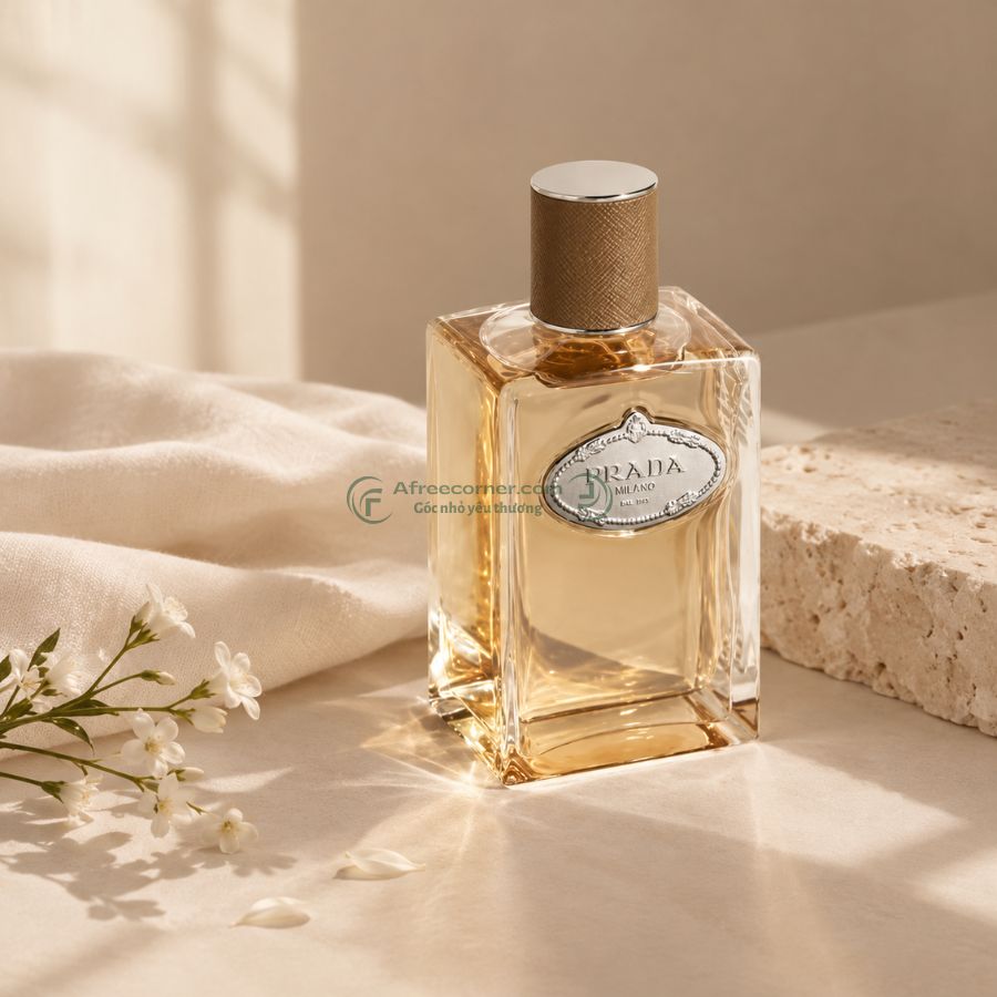 Điểm thú vị của nước hoa Prada Infusion de Santal Chai nằm ở cách các nốt hương hòa vào nhau