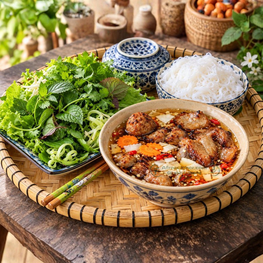 Bún chả là món ăn quen thuộc trong đời sống người Hà Nội, vừa đậm đà vừa dễ thưởng thức