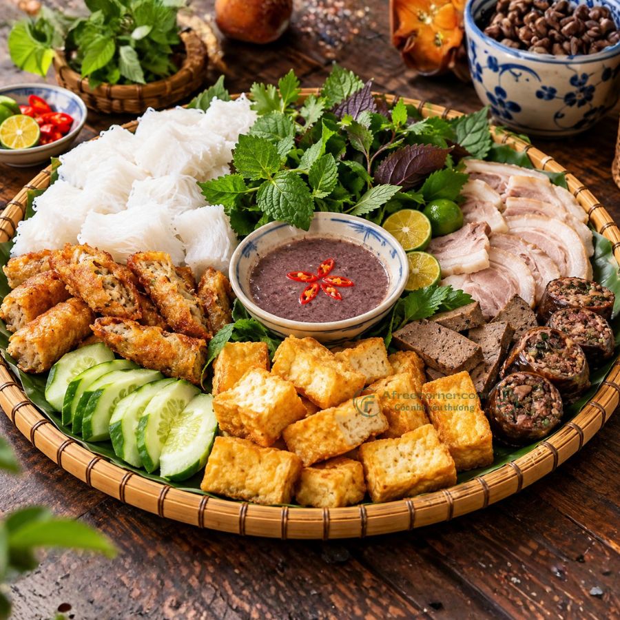 Bún đậu mắm tôm là món ăn dân dã được nhiều người yêu thích khi khám phá ẩm thực du lịch Hà Nội